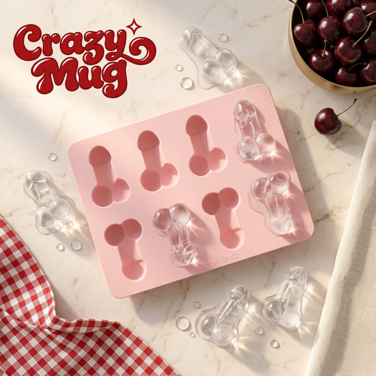 Crazy Ice™ — Le moule à glaçons qui fait rire