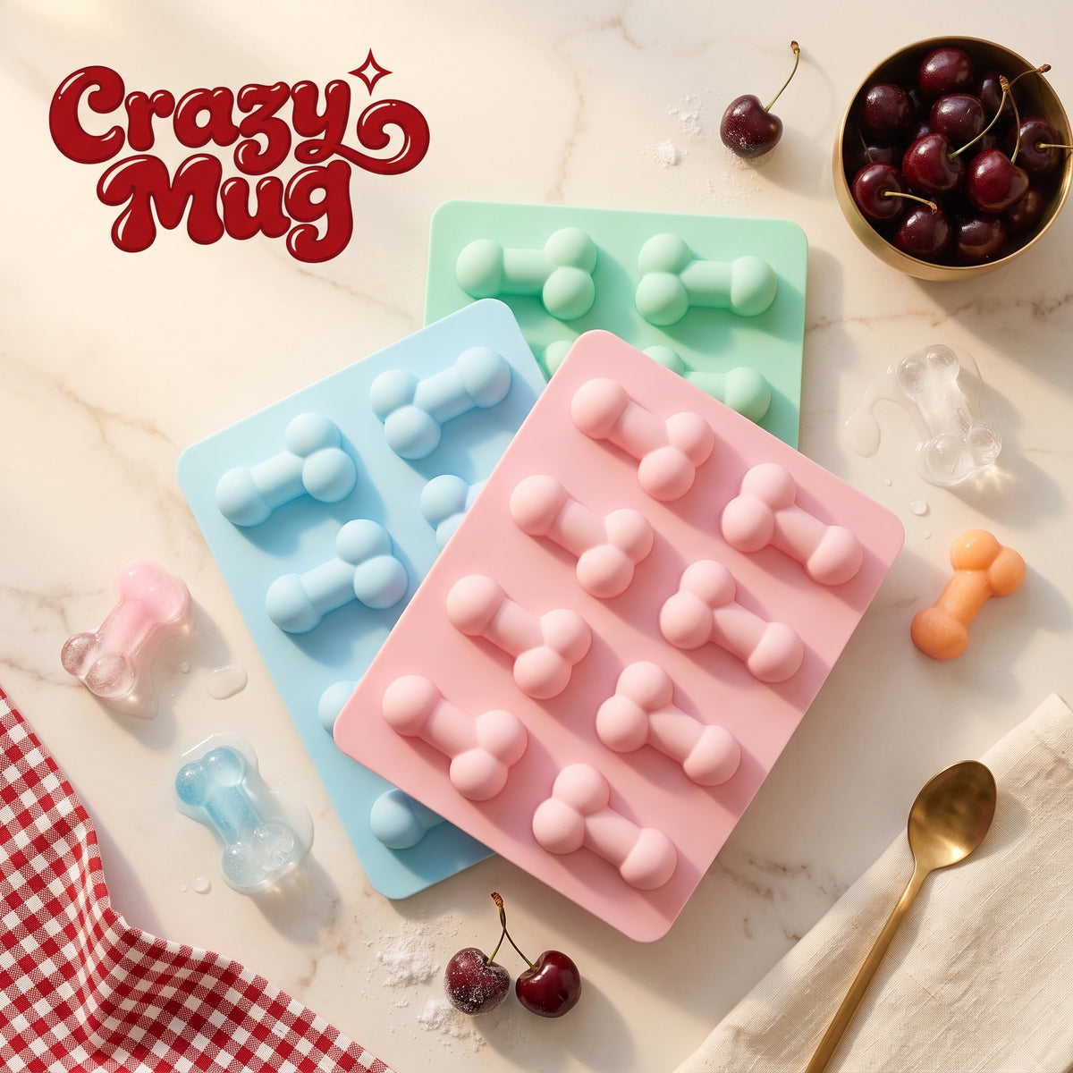 Crazy Ice™ — Le moule à glaçons qui fait rire