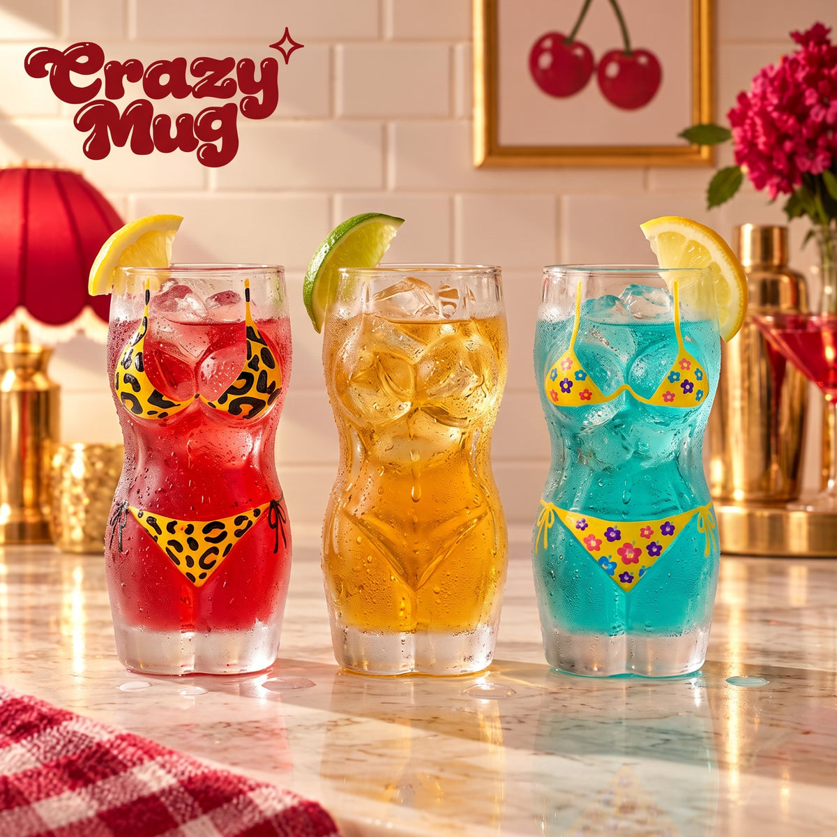 Crazy Shots™ — Le trio de shooters bikini